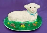 Lamb Easter Cake